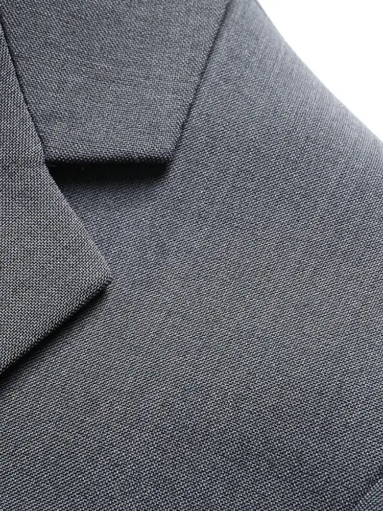 Men’s Lapel Collar Long Sleeve Blazer