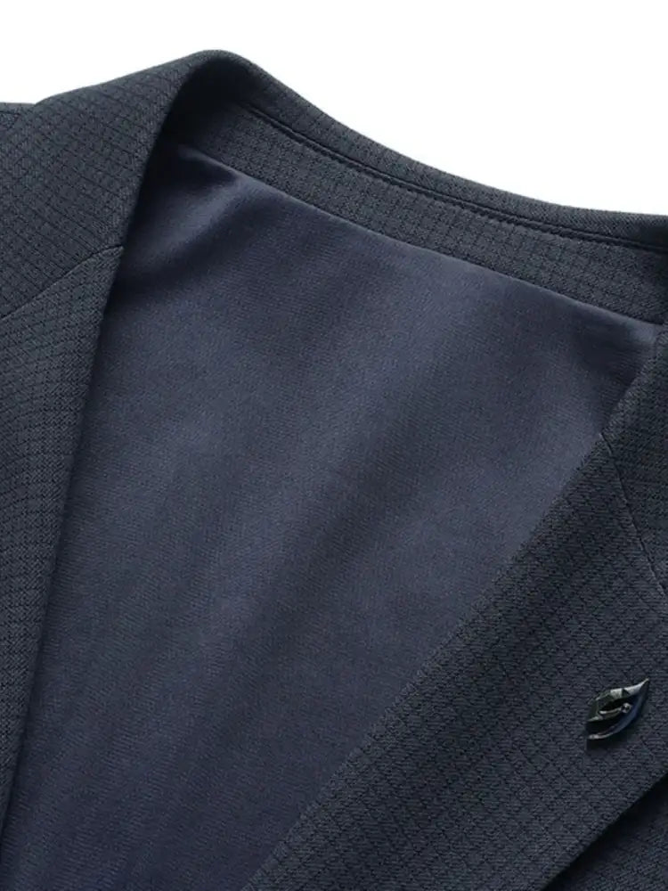 Men’s Lapel Collar Long Sleeve Blazer