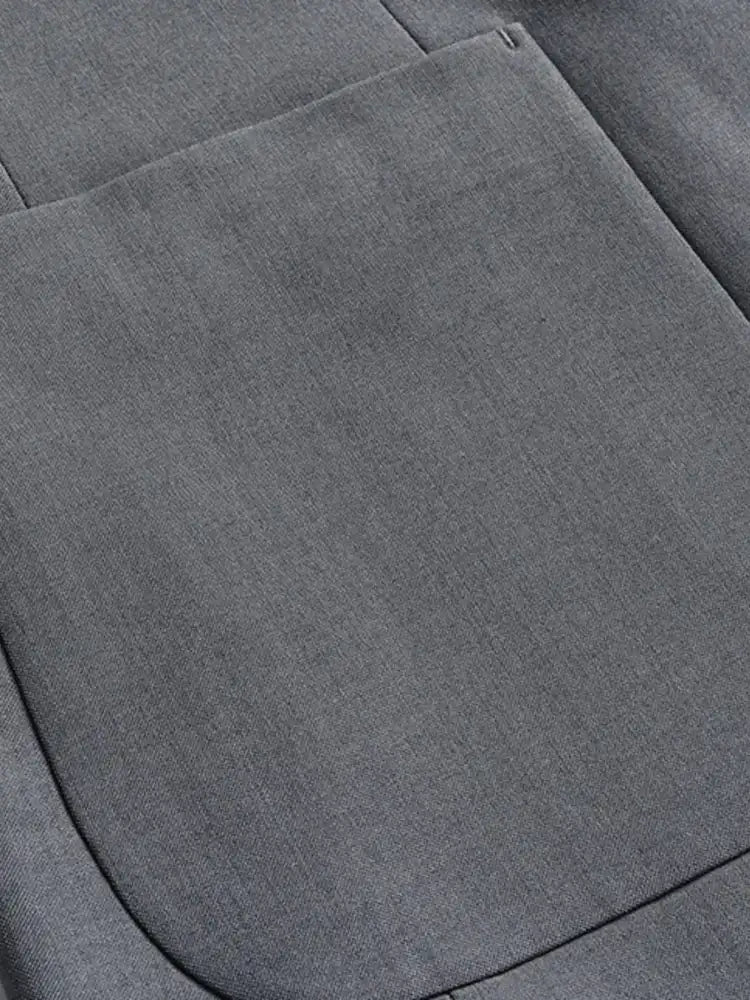 Men’s Lapel Collar Long Sleeve Blazer