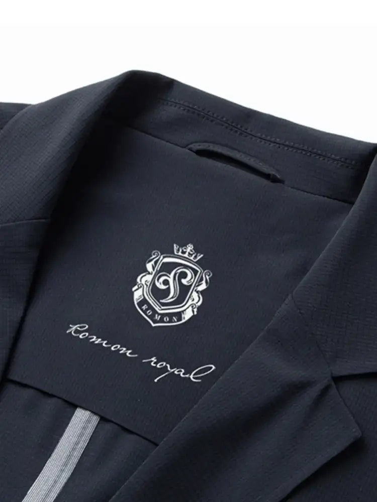 Men’s Lapel Collar Long Sleeve Blazer