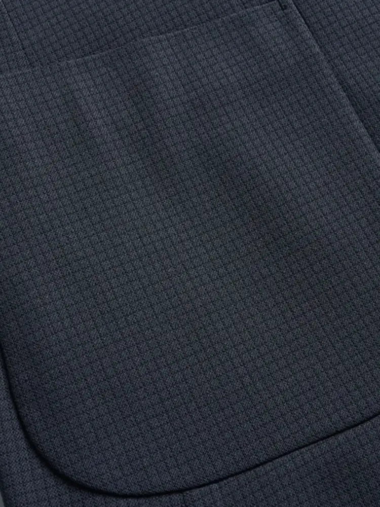 Men’s Lapel Collar Long Sleeve Blazer