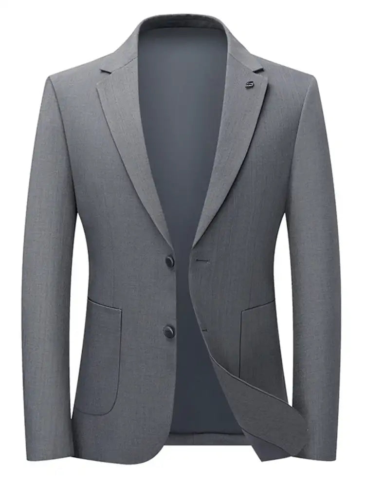 Men’s Lapel Collar Long Sleeve Blazer