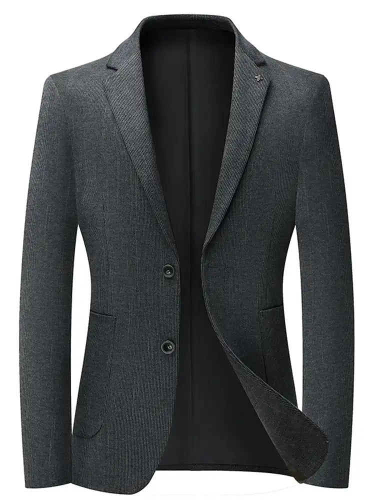 Men’s Lapel Collar Long Sleeve Blazer