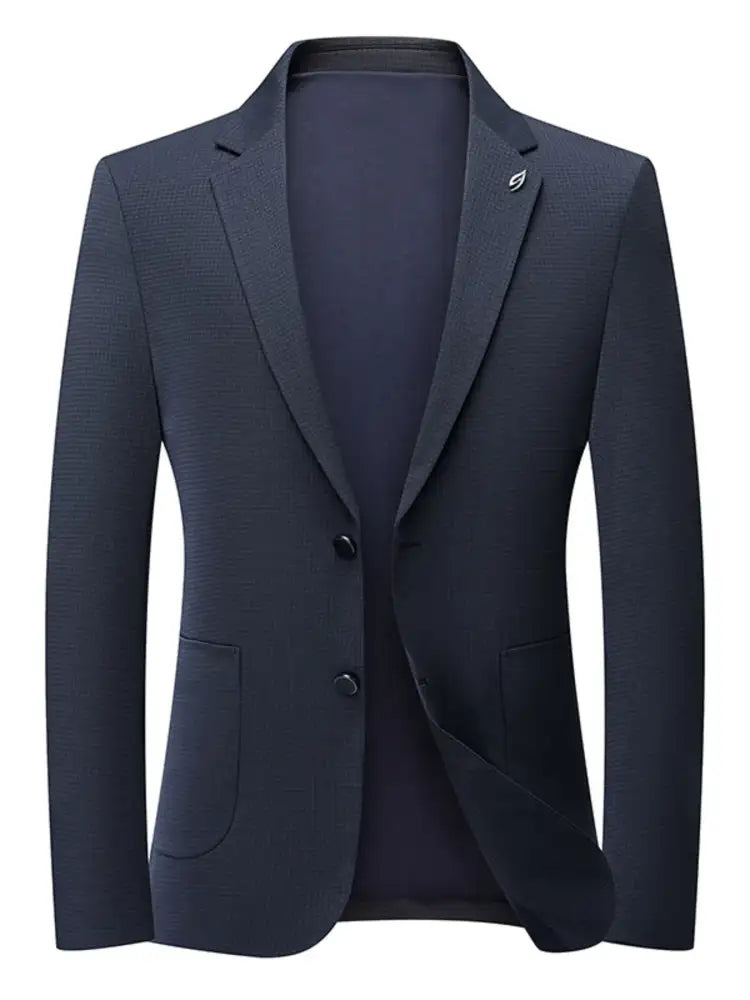 Men’s Lapel Collar Long Sleeve Blazer