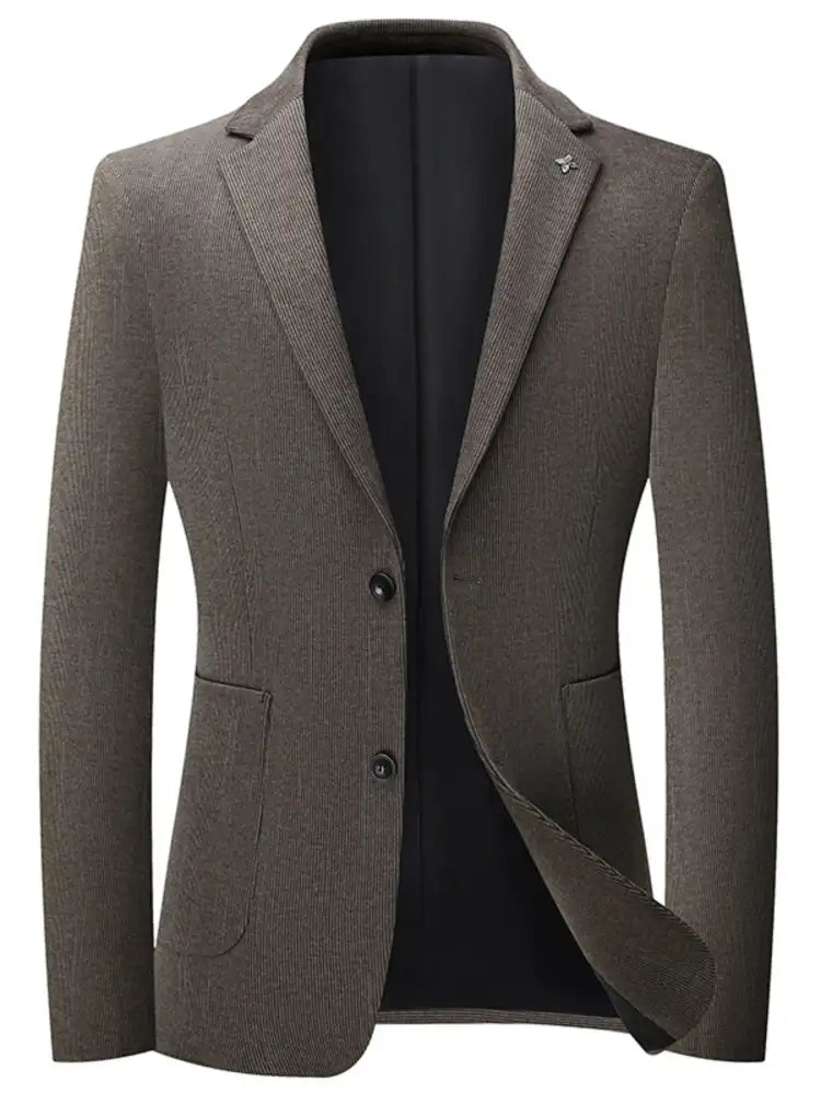 Men’s Lapel Collar Long Sleeve Blazer