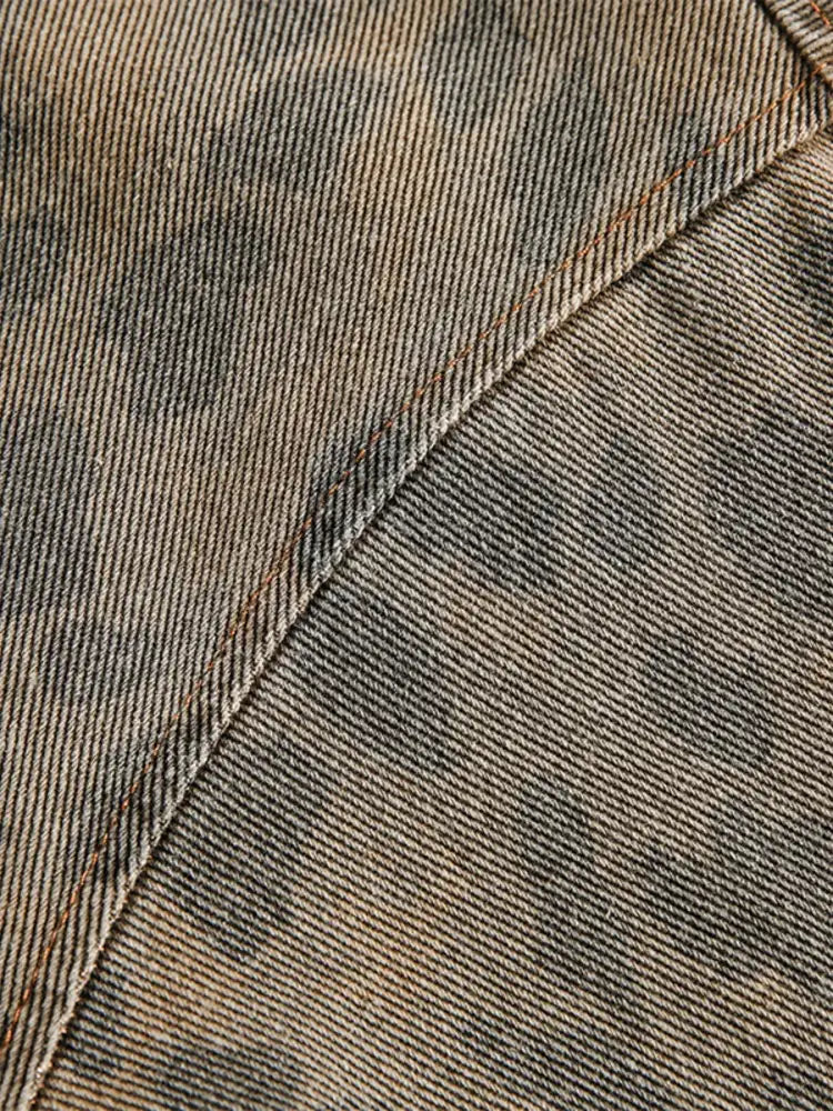 Men’s Leopard Button Up Long Sleeve Jacket