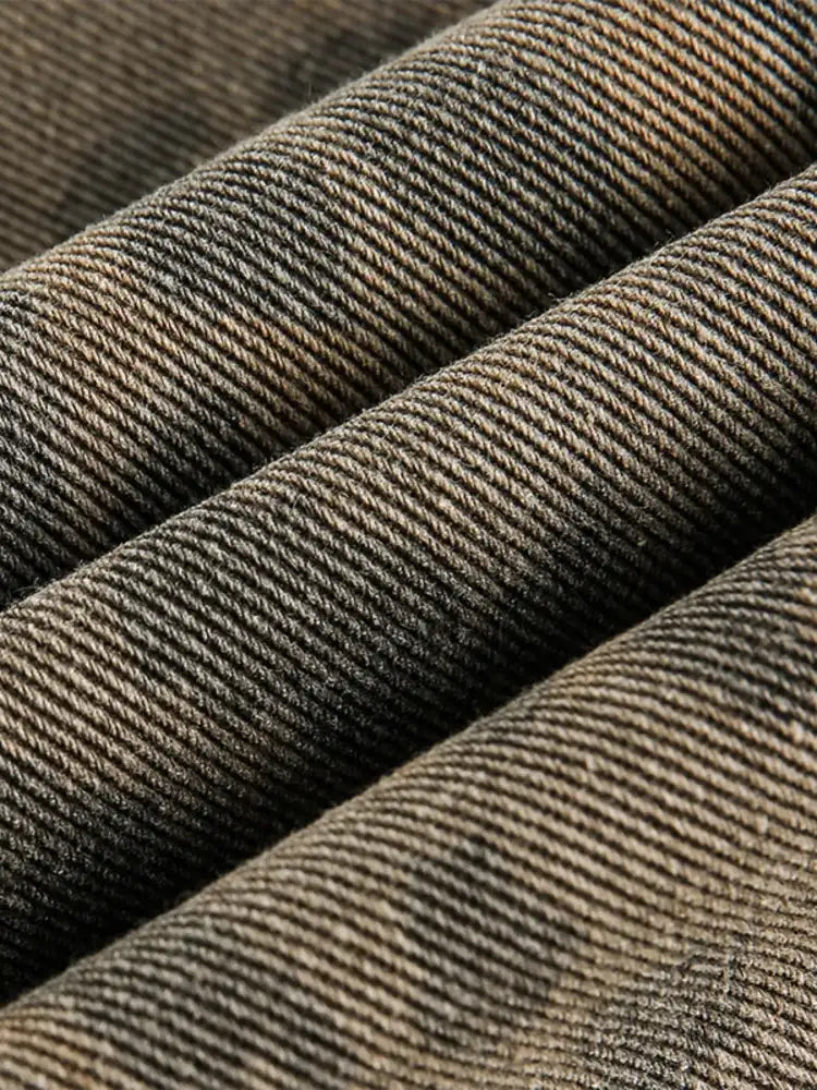 Men’s Leopard Button Up Long Sleeve Jacket