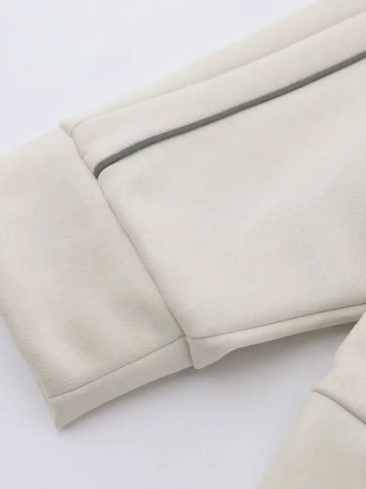 Men’s Letter Graphic Track Jacket with Contrast Trim