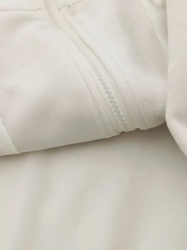 Men’s Letter Graphic Track Jacket with Contrast Trim