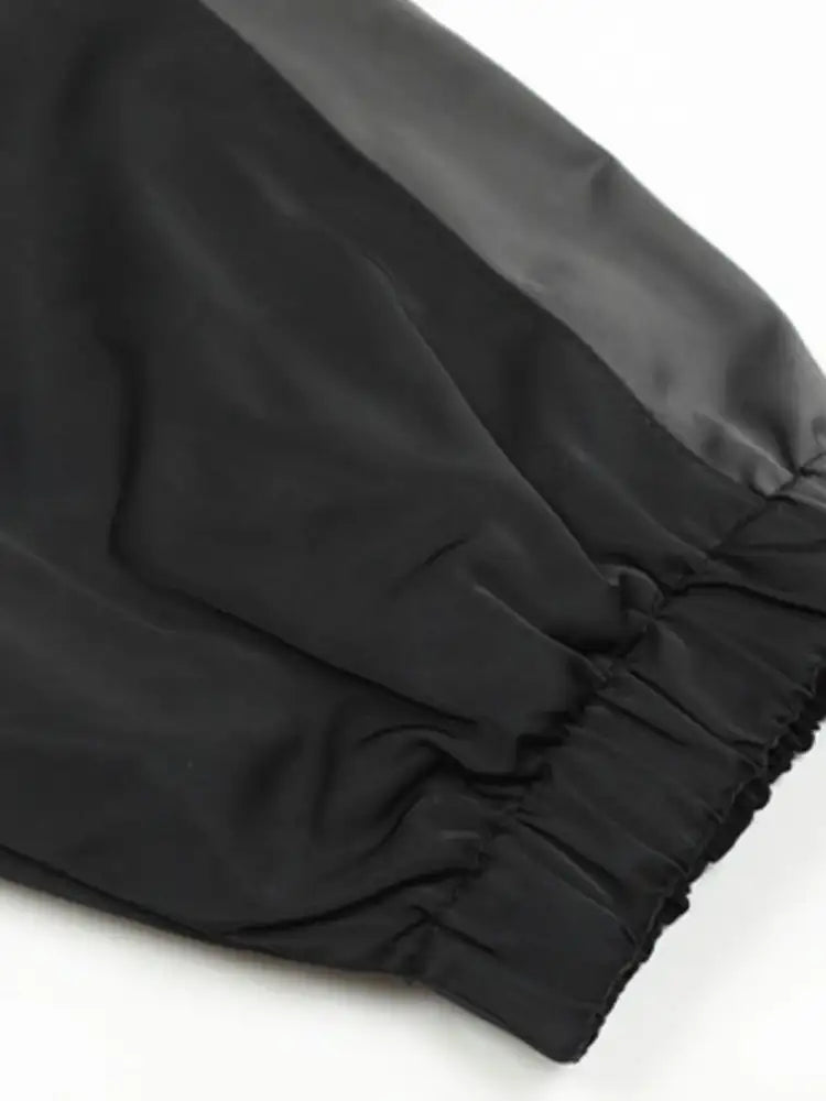 Men’s Letter Zip Up Hooded Windbreaker Jacket