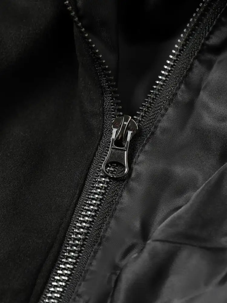 Men’s Long Sleeve Hooded Zip-Up Jacket