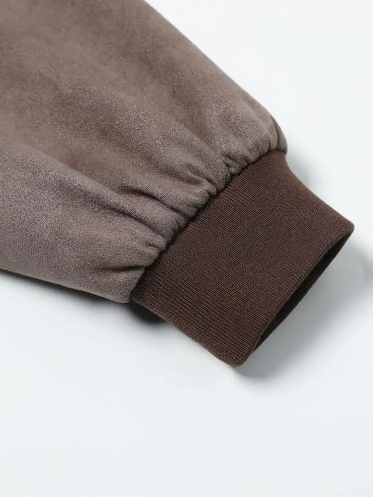 Men’s Long Sleeve Hooded Zip-Up Jacket