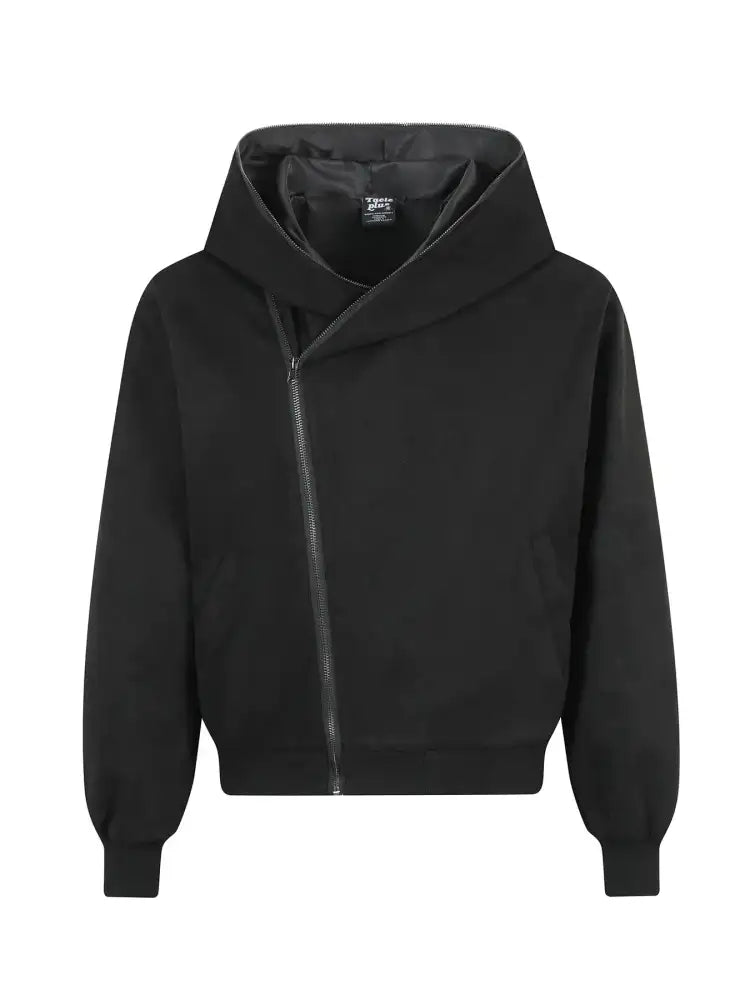 Men’s Long Sleeve Hooded Zip-Up Jacket