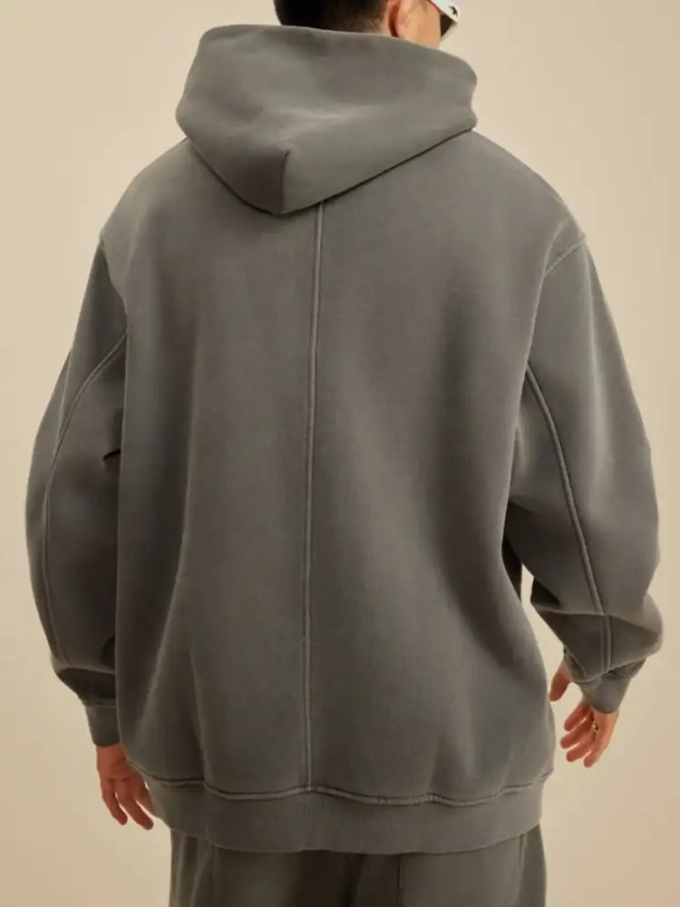 Men’s Long Sleeve Hoodie with Kangaroo Pocket