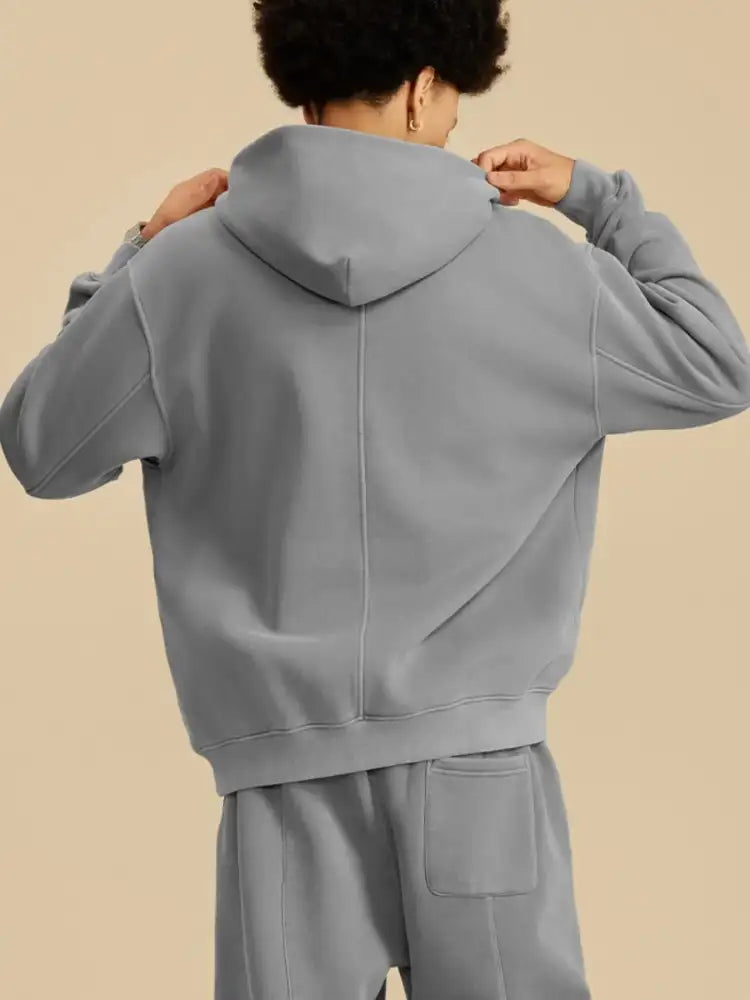 Men’s Long Sleeve Hoodie with Kangaroo Pocket