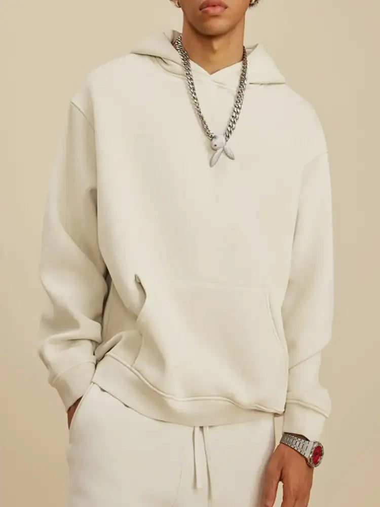 Men’s Long Sleeve Hoodie with Kangaroo Pocket