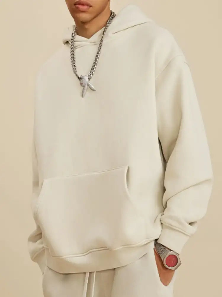 Men’s Long Sleeve Hoodie with Kangaroo Pocket