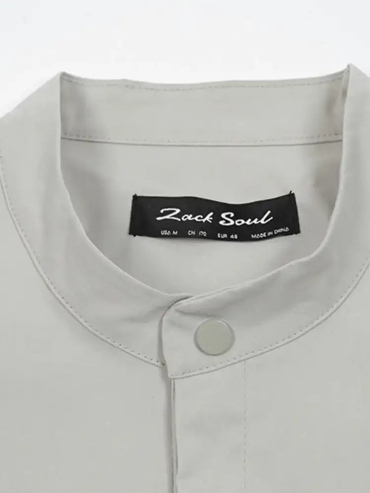 Men’s Long Sleeve Jacket with Chest Pockets