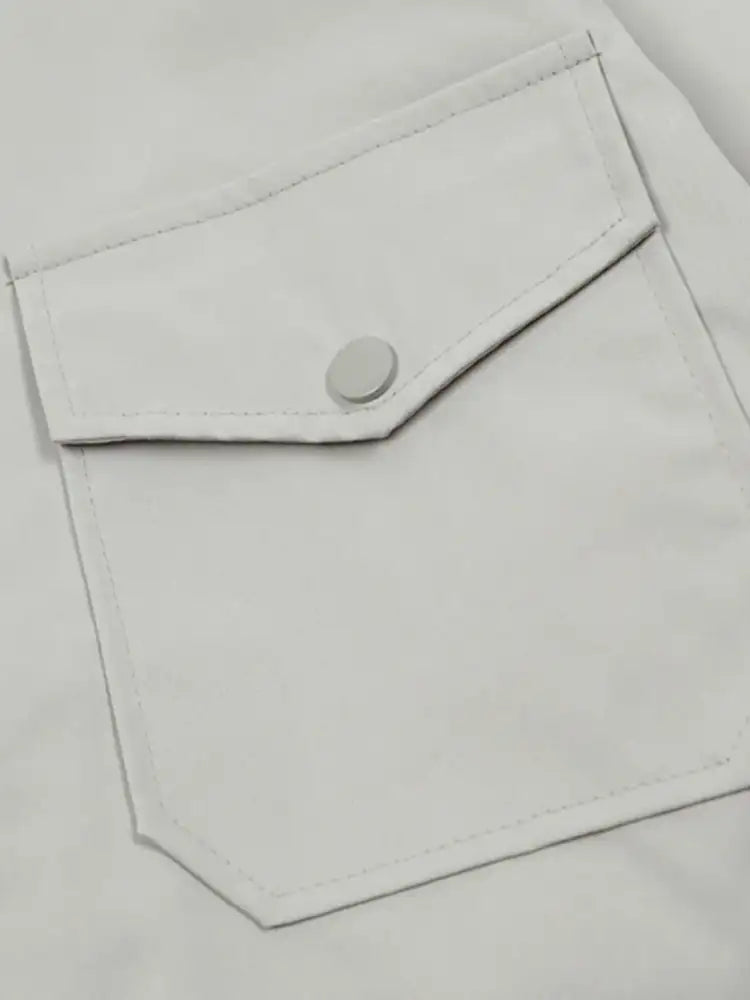 Men’s Long Sleeve Jacket with Chest Pockets