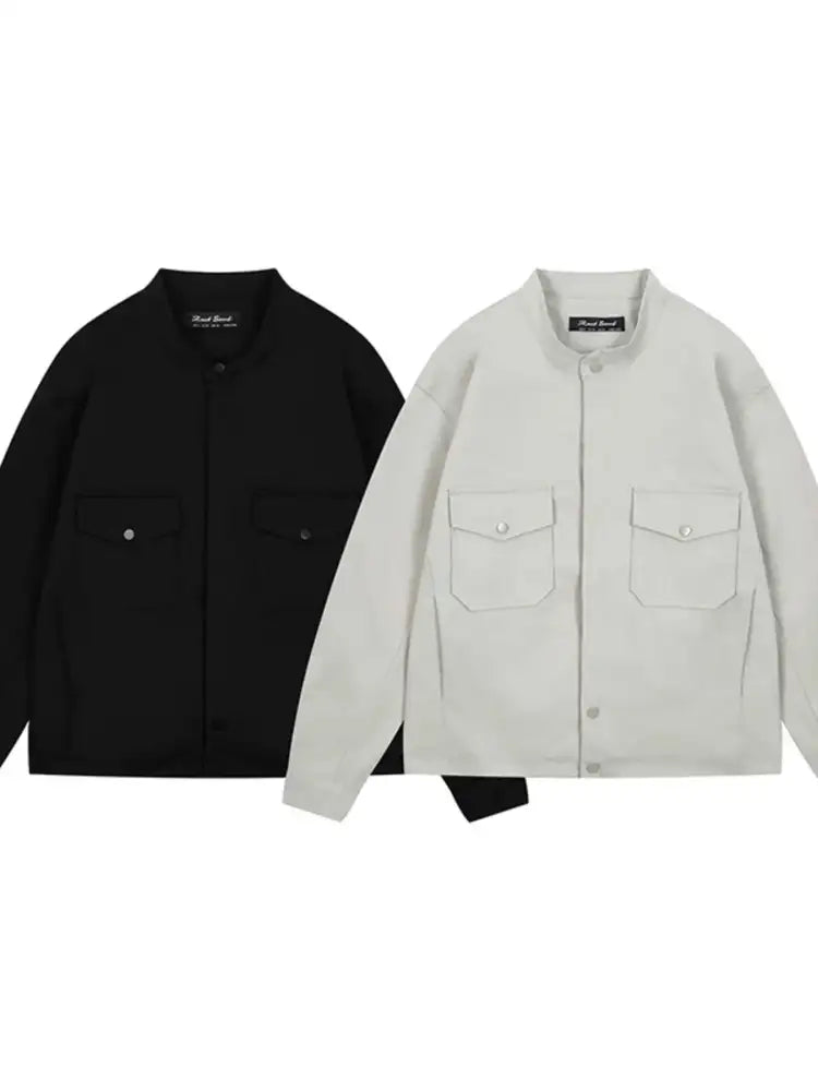 Men’s Long Sleeve Jacket with Chest Pockets