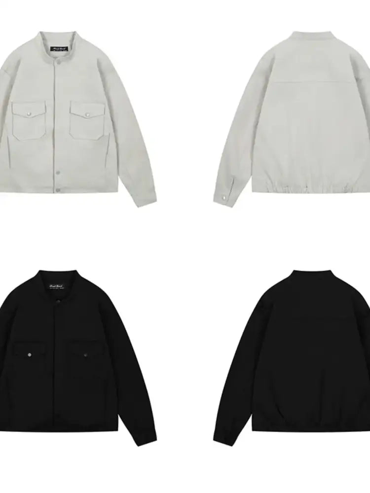 Men’s Long Sleeve Jacket with Chest Pockets