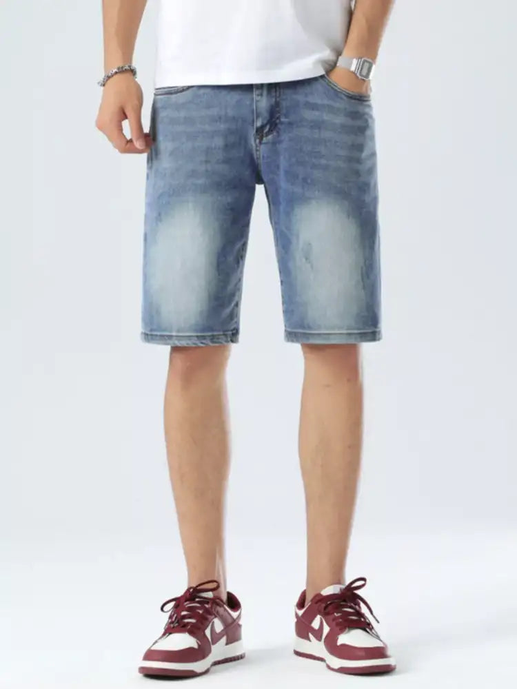 Men’s Loose Fit Denim Shorts