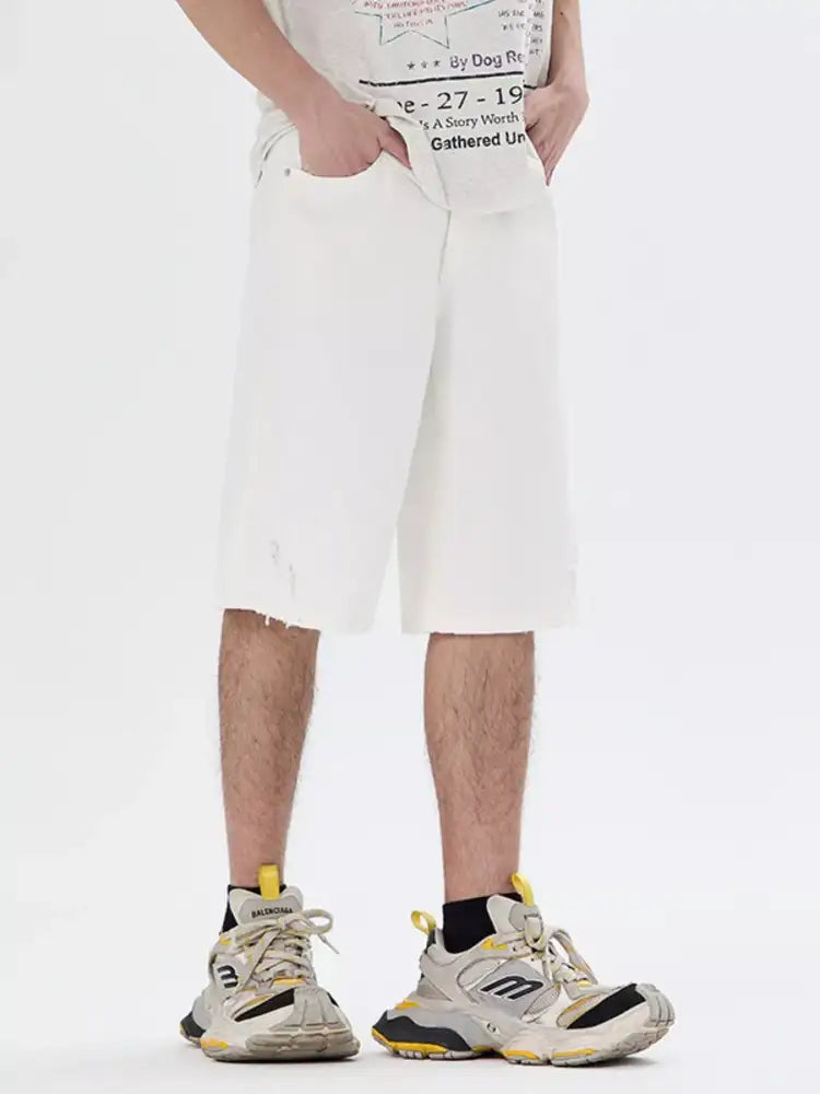 Men’s Loose Fit Denim Shorts