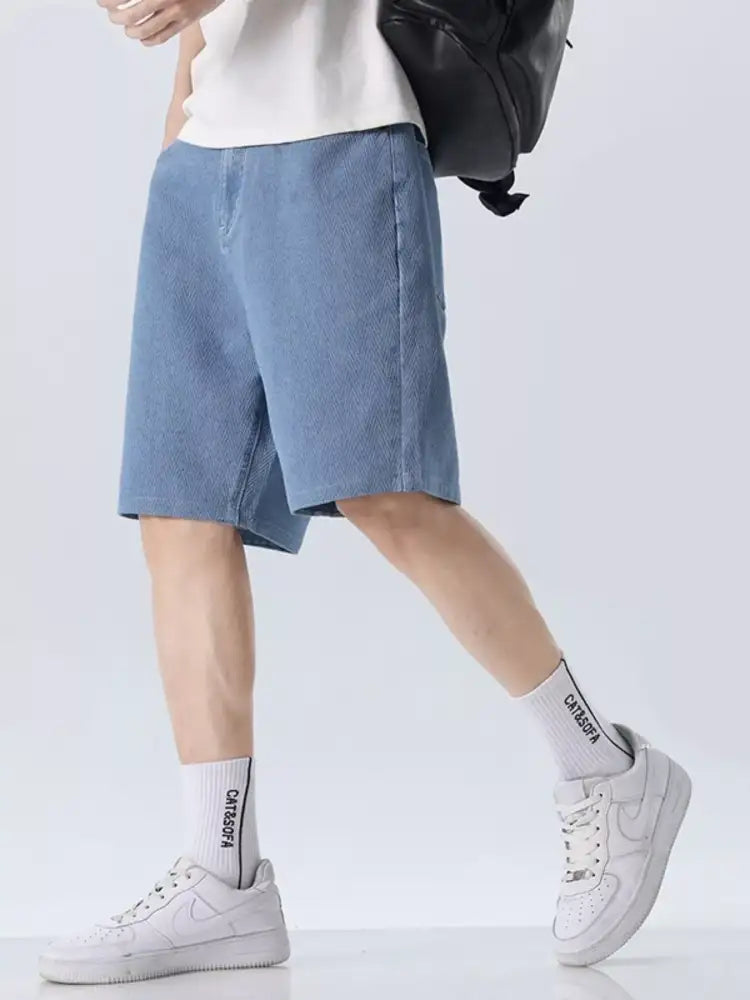 Men’s Loose Fit Denim Shorts