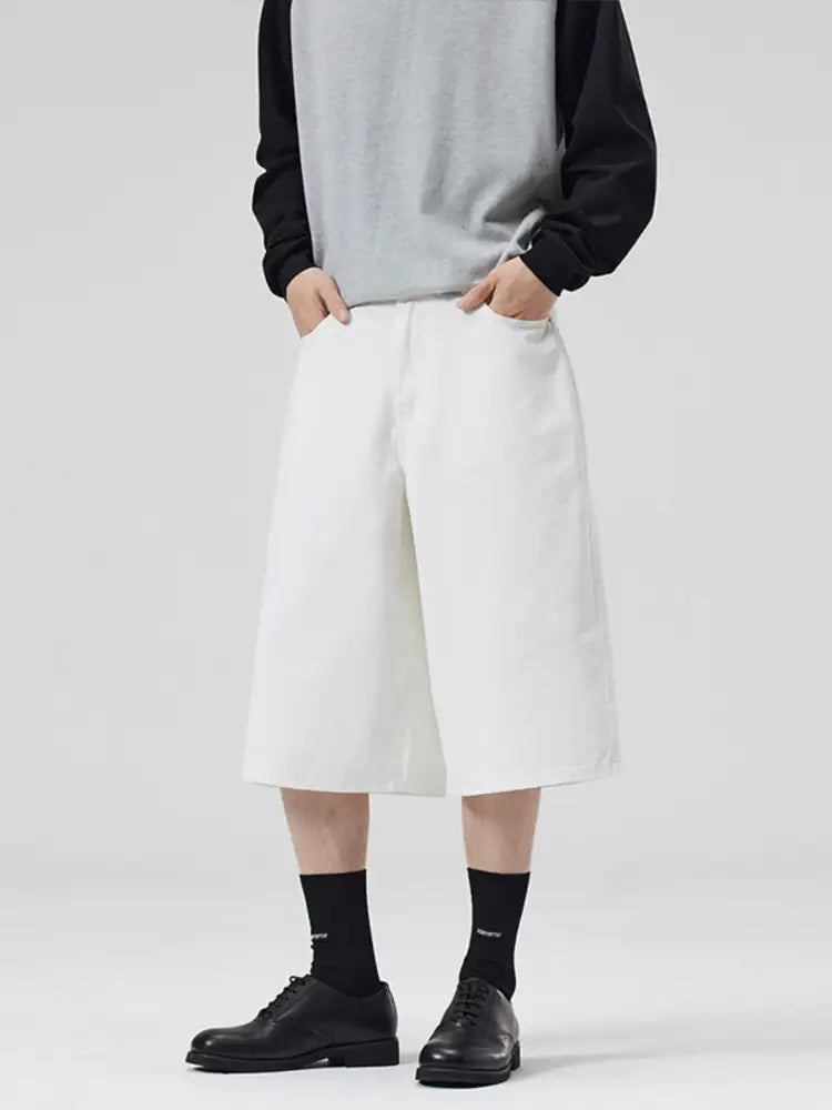 Men’s Loose Fit Denim Shorts