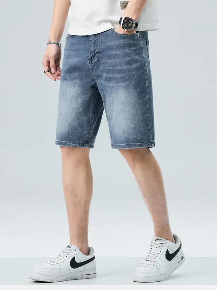 Men’s Loose Fit Denim Shorts