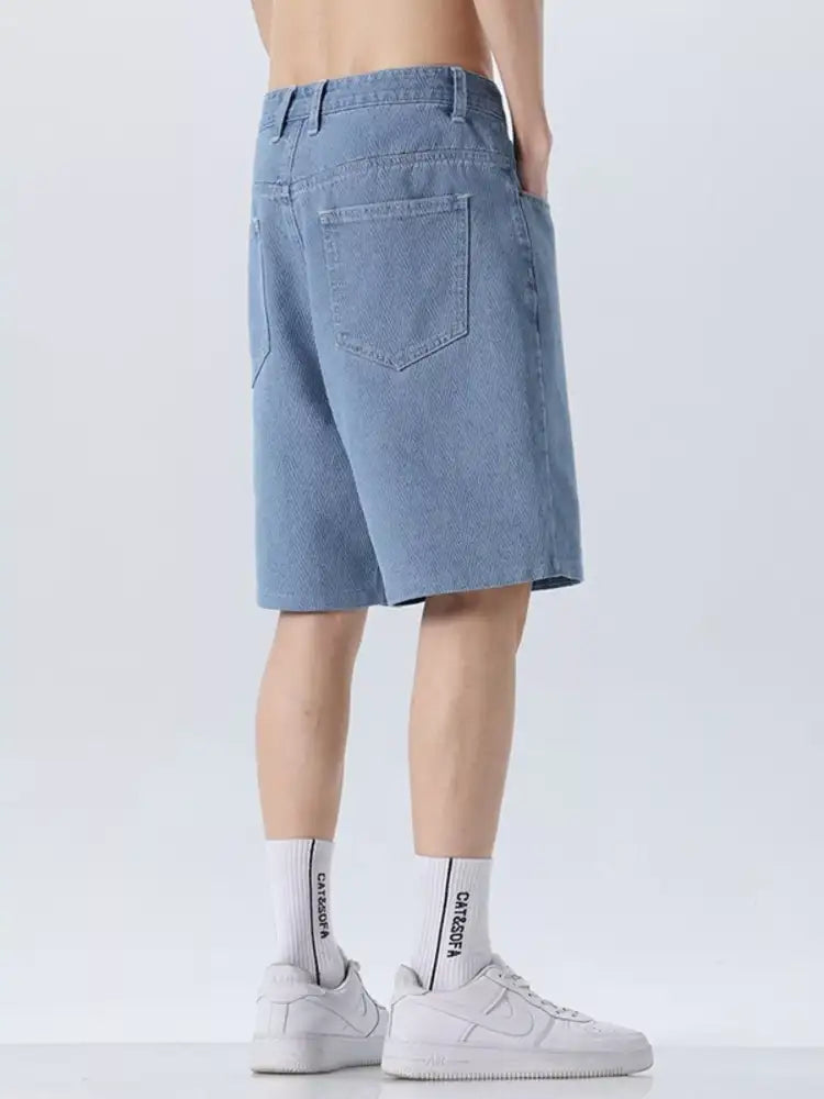 Men’s Loose Fit Denim Shorts