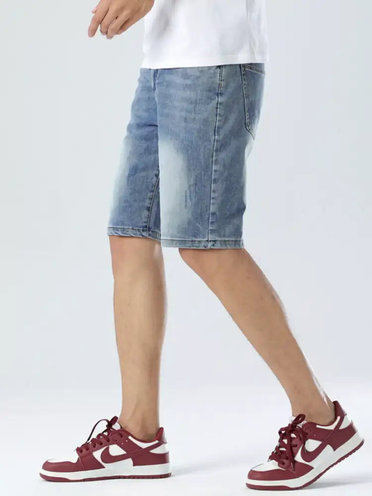 Men’s Loose Fit Denim Shorts