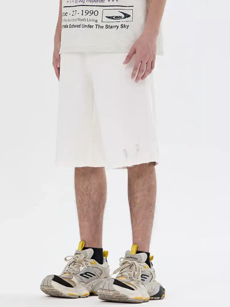 Men’s Loose Fit Denim Shorts