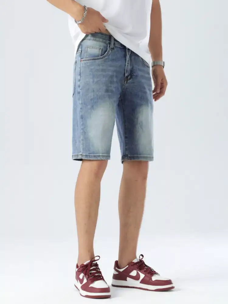Men’s Loose Fit Denim Shorts