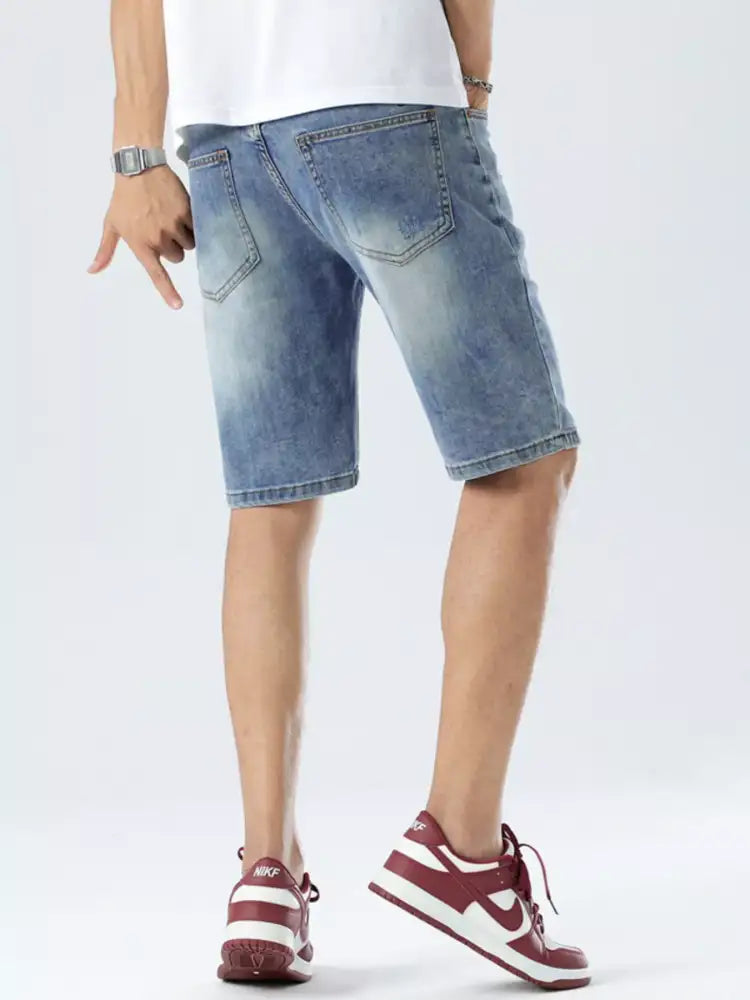 Men’s Loose Fit Denim Shorts