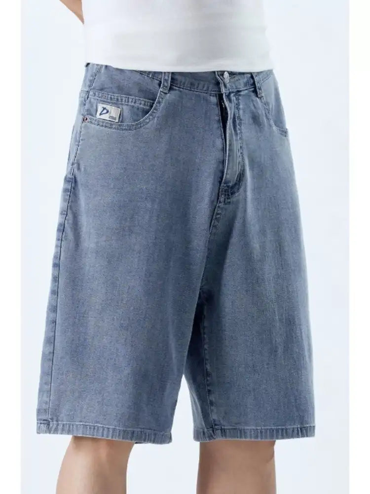 Men’s Loose Fit Denim Shorts