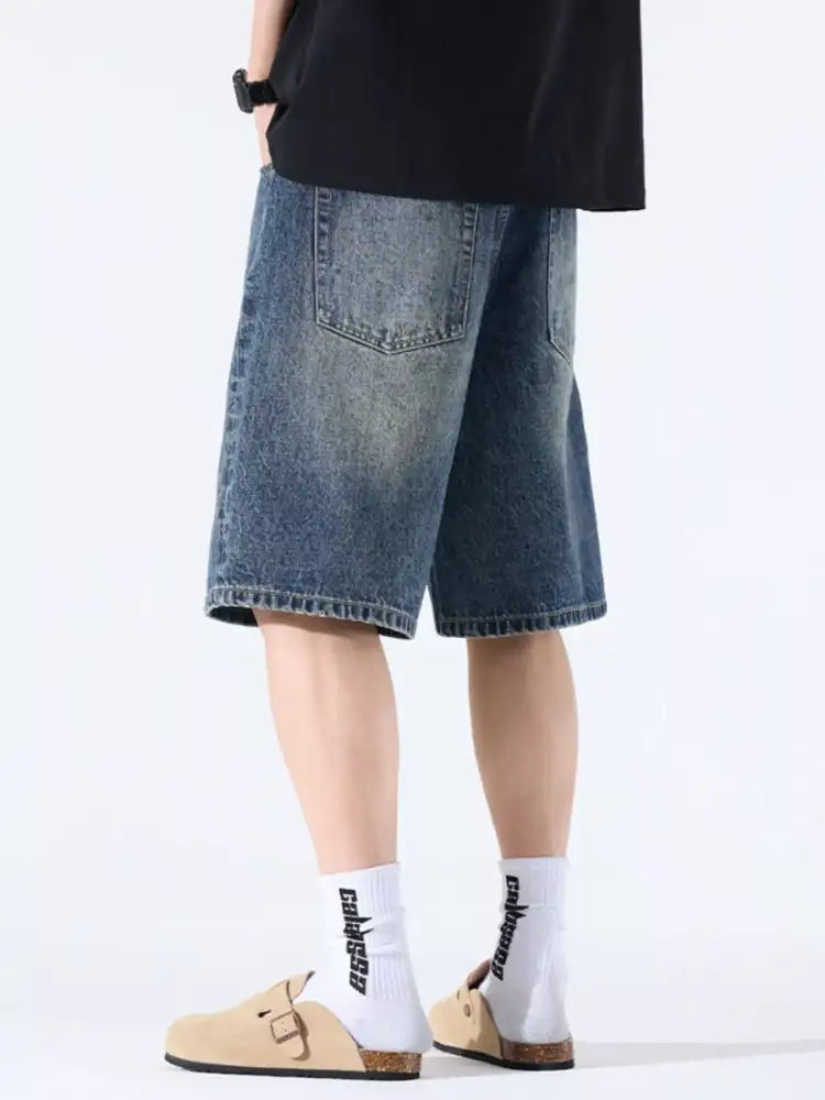 Men’s Loose Fit Denim Shorts