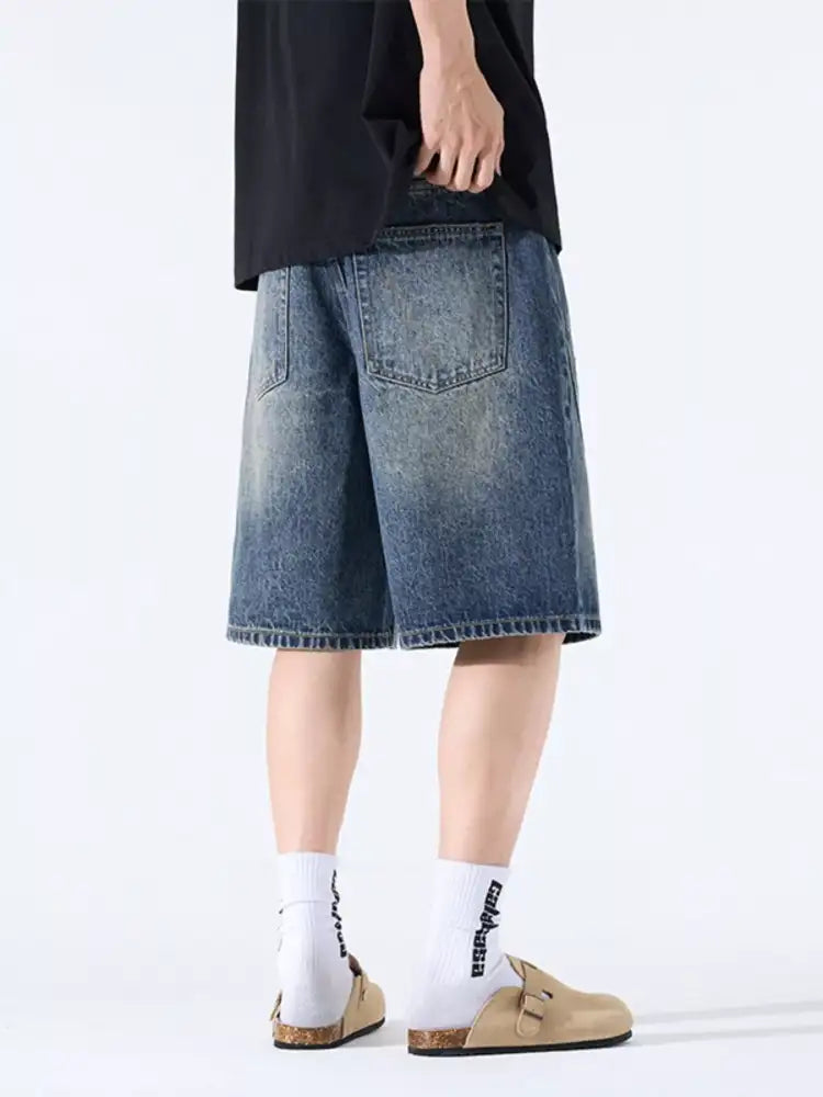 Men’s Loose Fit Denim Shorts