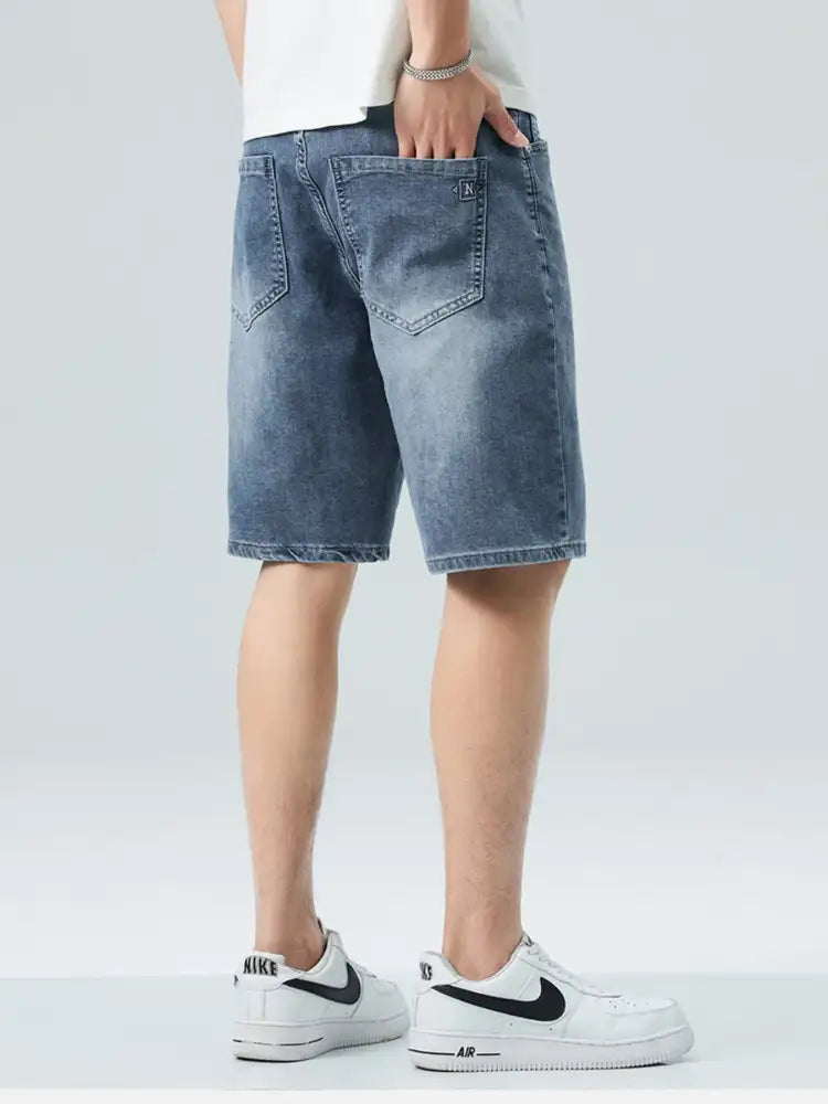 Men’s Loose Fit Denim Shorts