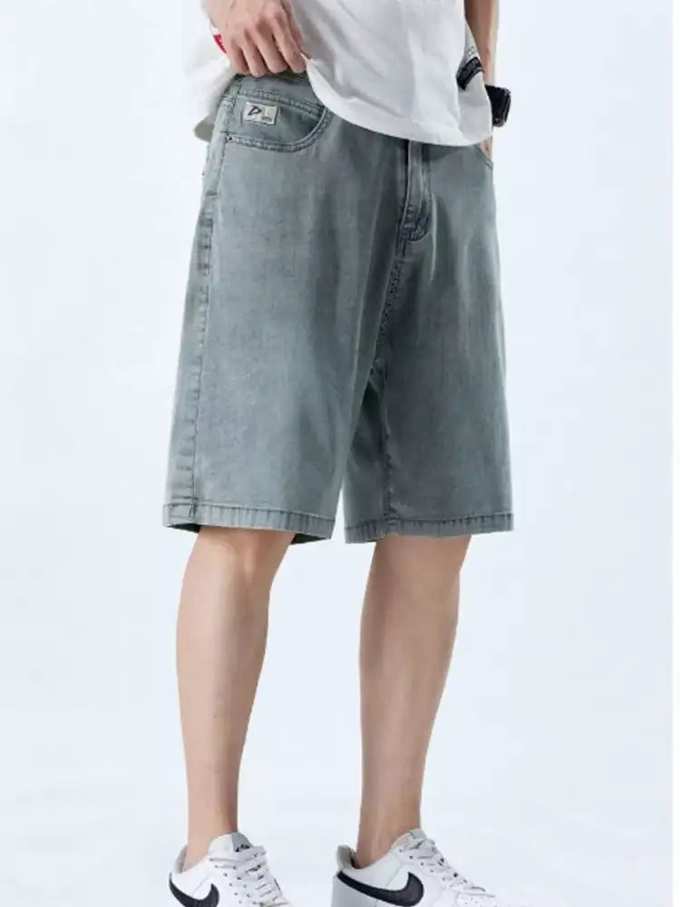 Men’s Loose Fit Denim Shorts