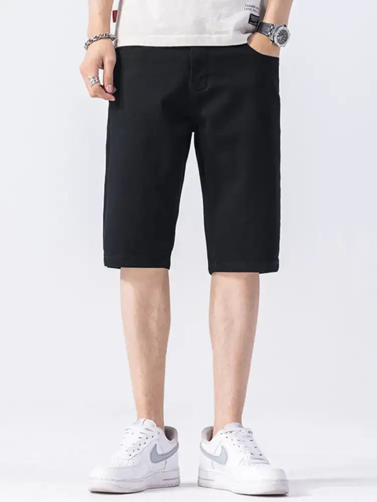 Men’s Loose Fit Denim Shorts