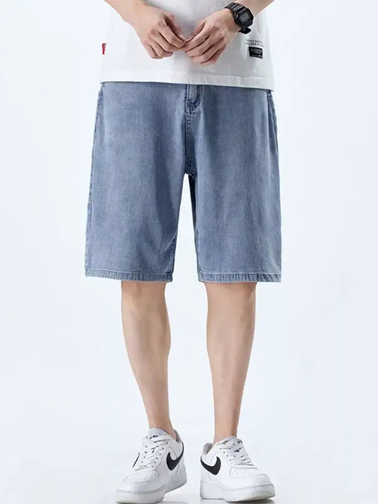 Men’s Loose Fit Denim Shorts