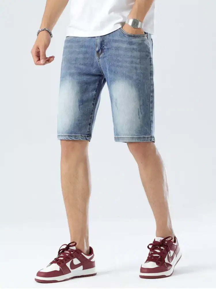 Men’s Loose Fit Denim Shorts