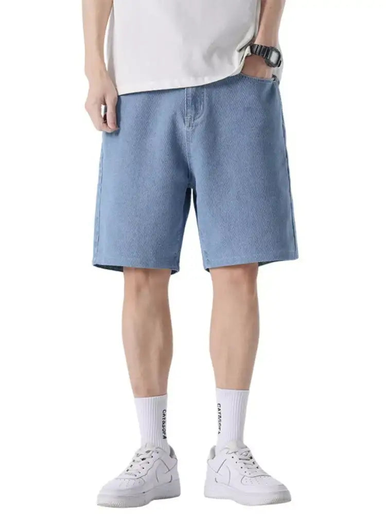 Men’s Loose Fit Denim Shorts