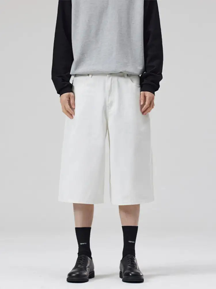 Men’s Loose Fit Denim Shorts