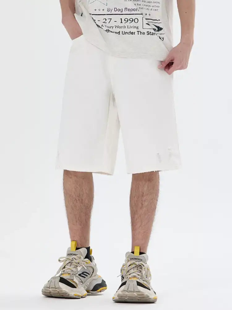 Men’s Loose Fit Denim Shorts