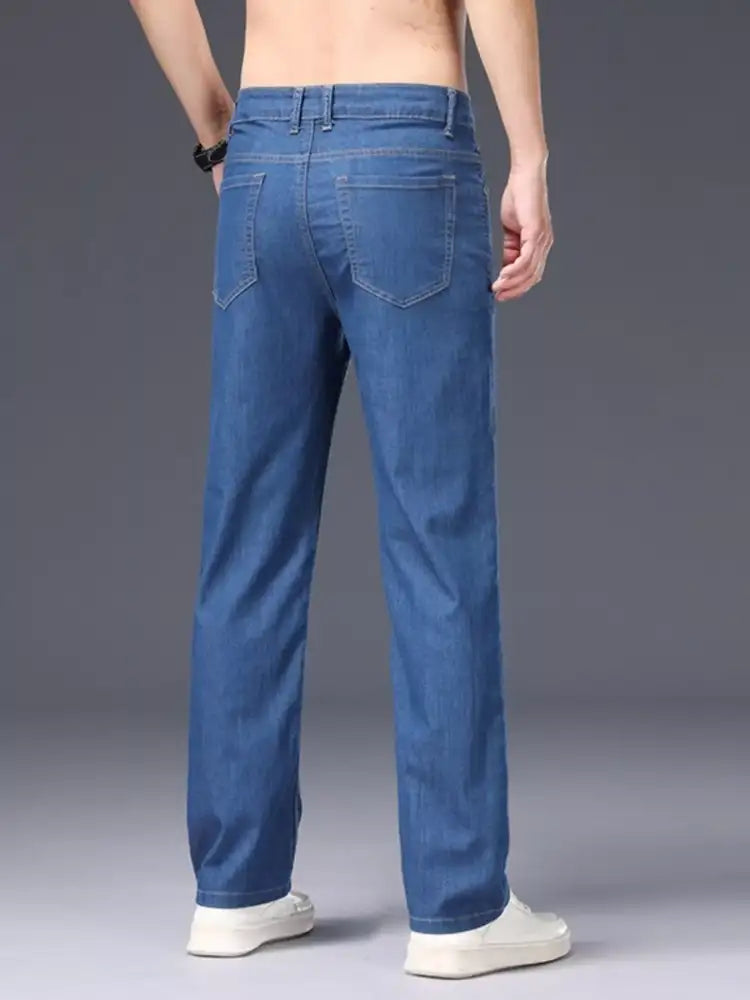 Men’s Loose Fit Jeans with Pockets