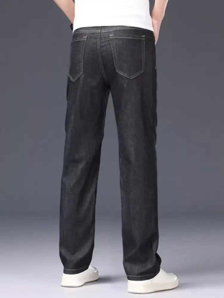 Men’s Loose Fit Jeans with Pockets