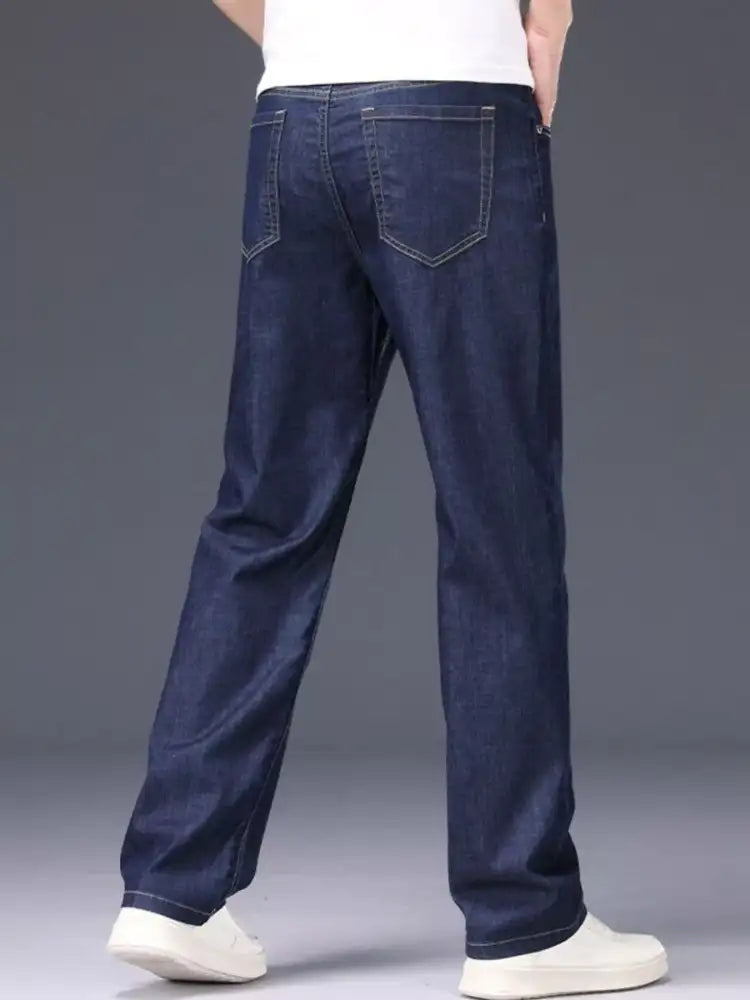 Men’s Loose Fit Jeans with Pockets
