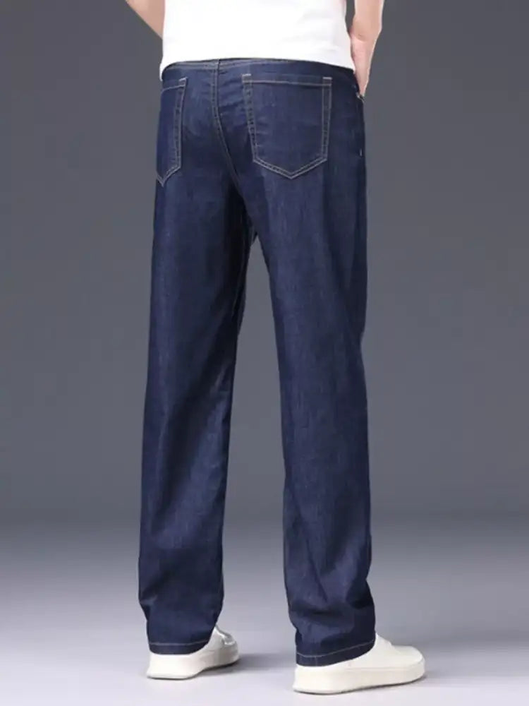 Men’s Loose Fit Jeans with Pockets